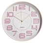wall clock with 3D numbers